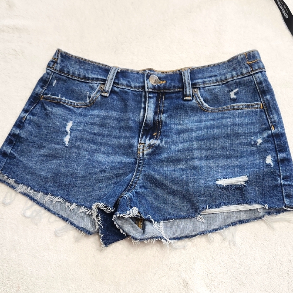 XS Aerie Denim Cut Off Shorts